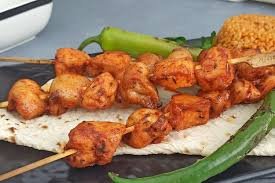 Brocheta de pollo