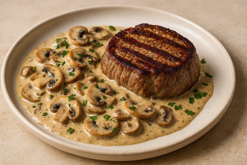 Filetto di manzo ai funghi